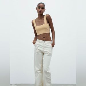 NWT Zara Knit crop Top